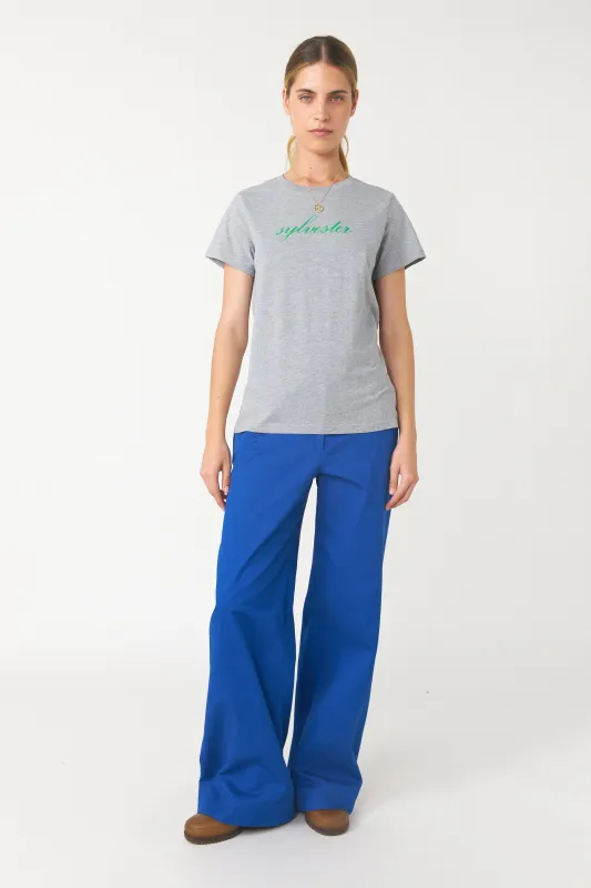 Sylvester script t-shirt sold by Kate Sylvester