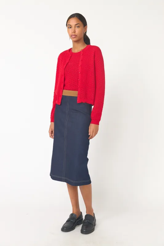 Parquet cardigan made by Kate Sylvester