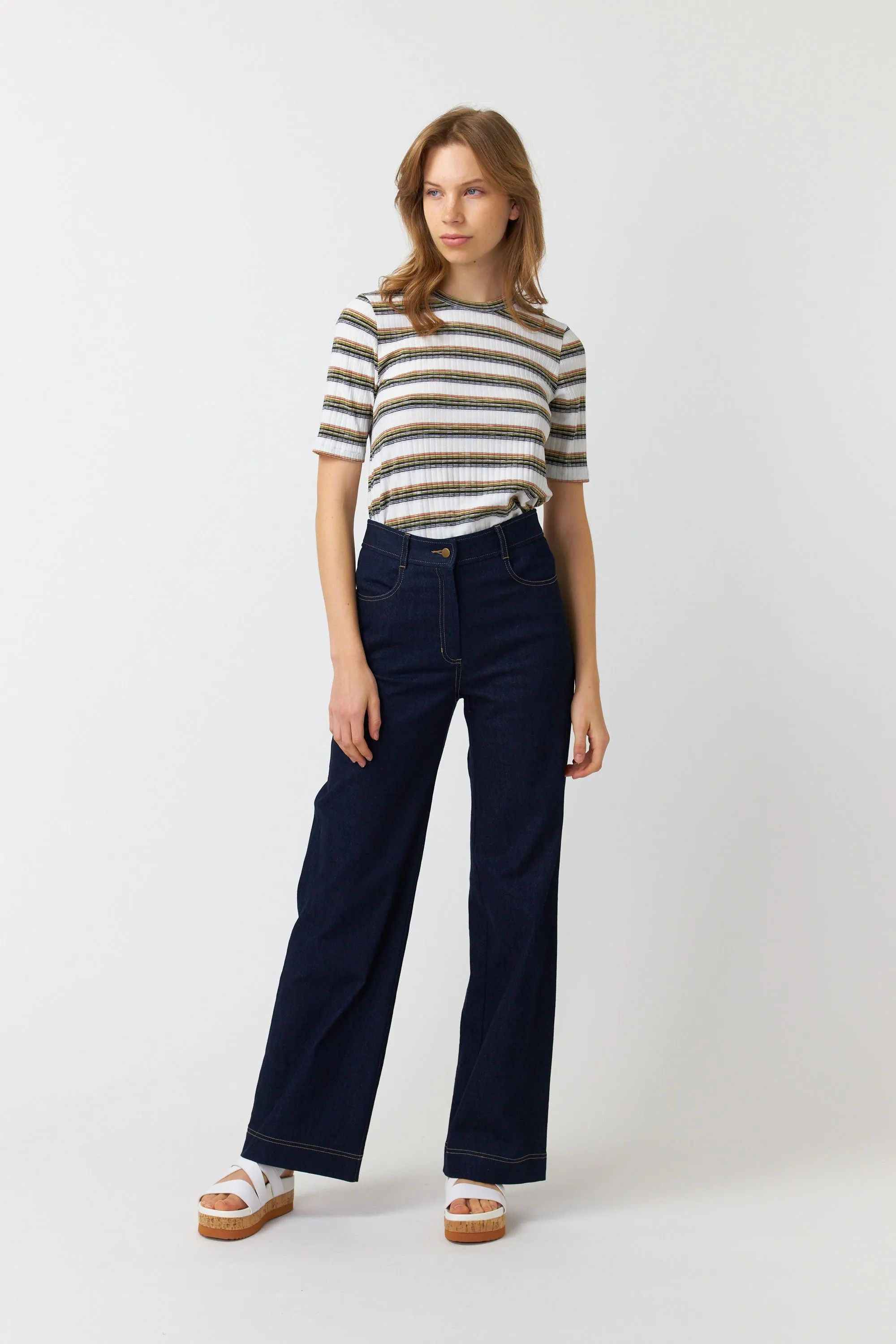 Stripey top sold by Kate Sylvester product image thumbnail 3