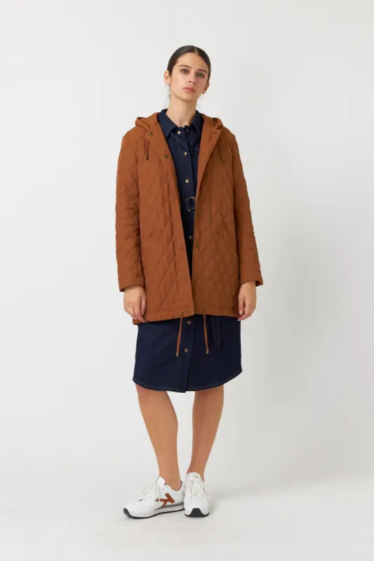 Quilted parka sold by Kate Sylvester