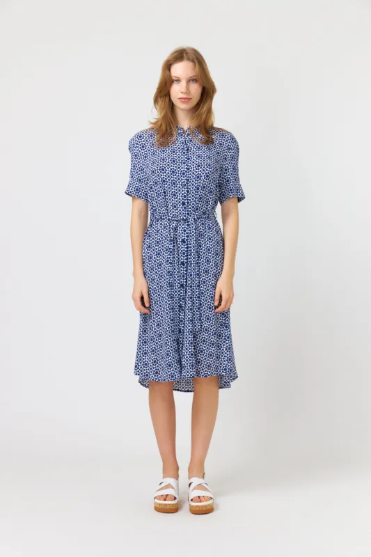 Tiles shirt dress sold by Kate Sylvester