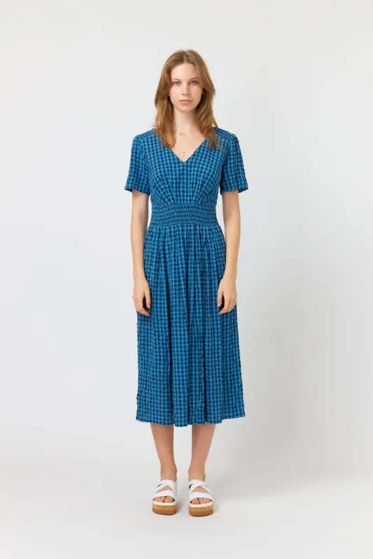 Summer check dress sold by Kate Sylvester