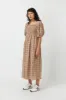 Gingham shirred dress sold by Kate Sylvester