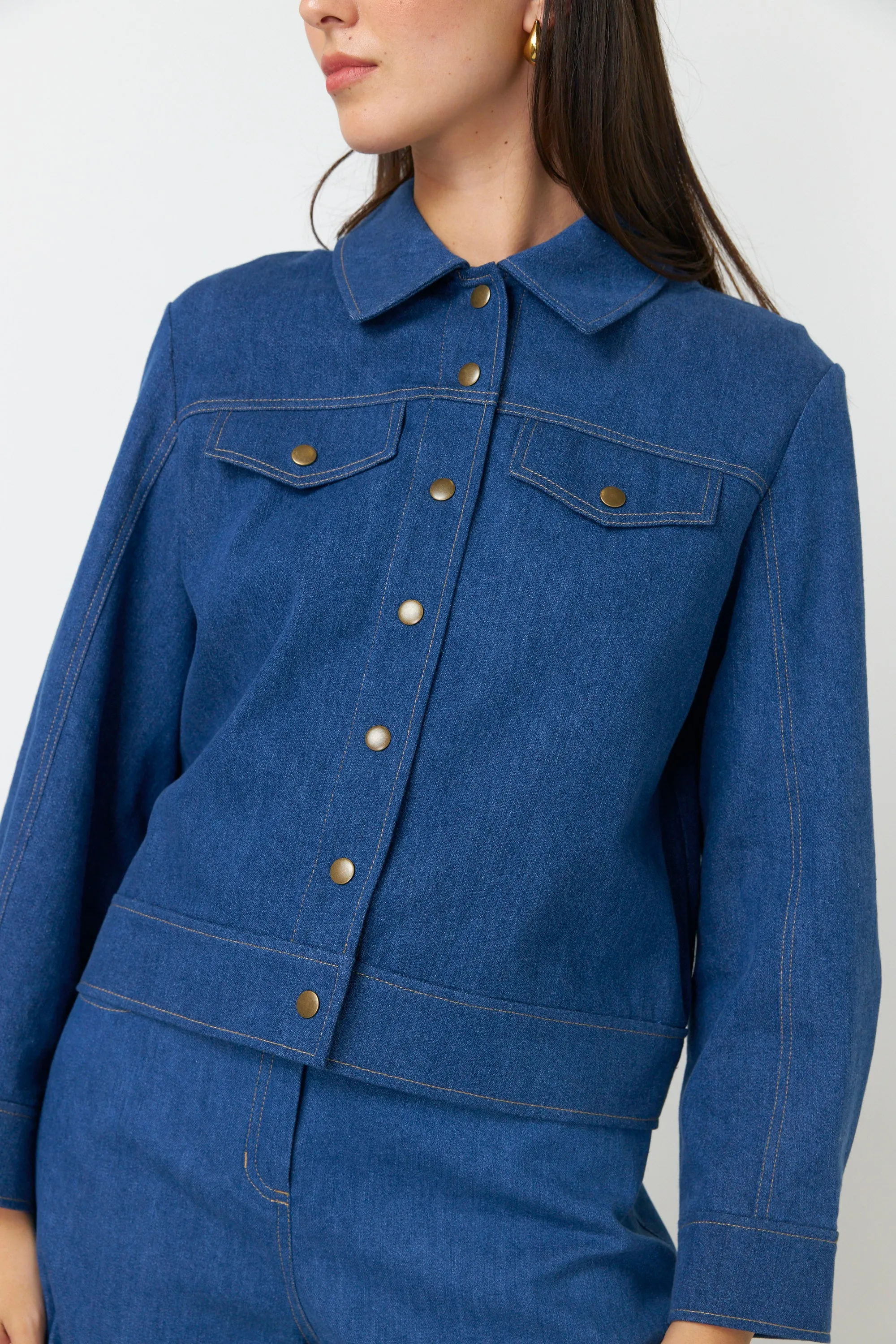 Denim jacket sold by Kate Sylvester product image thumbnail 4