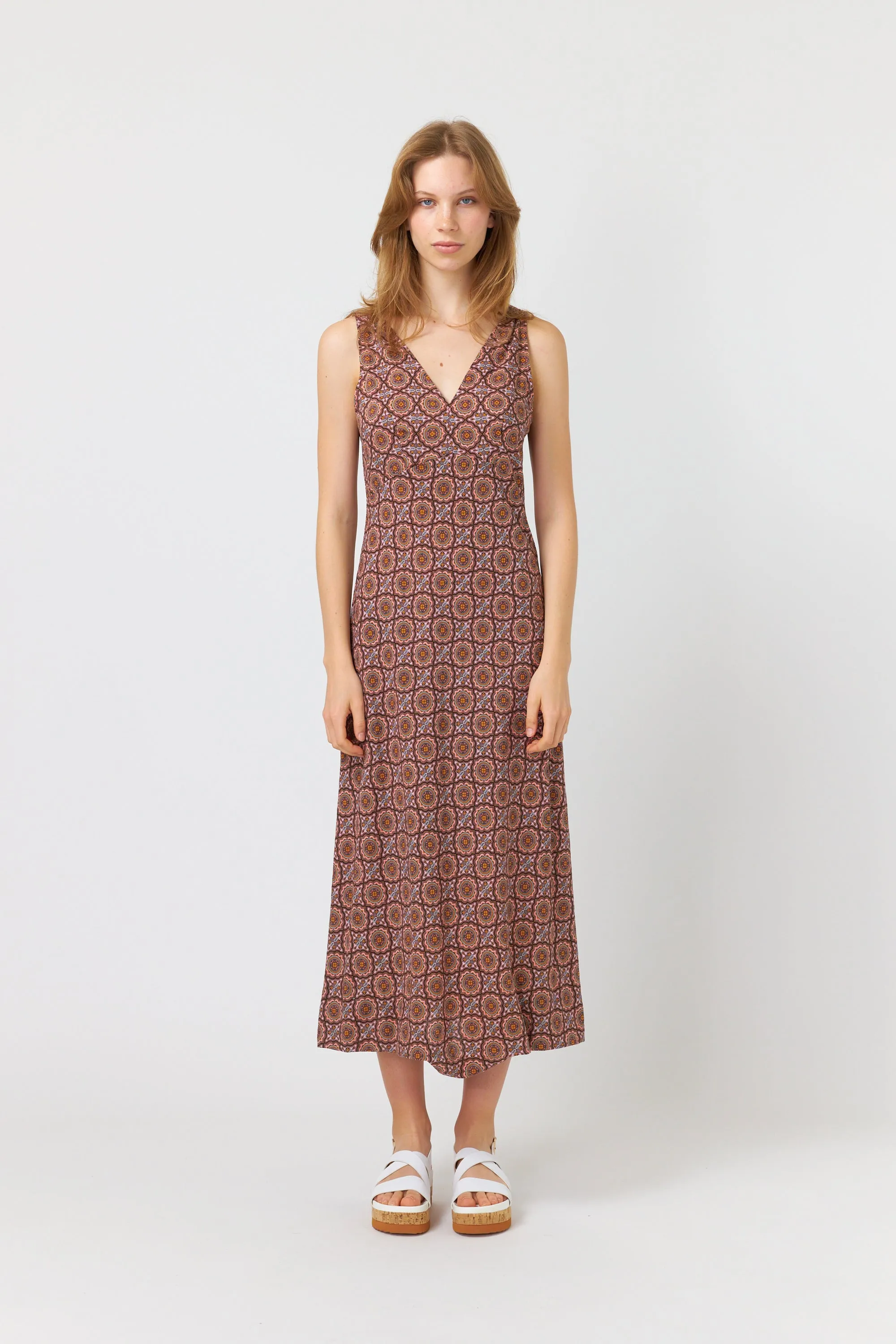 Mosaic sundress sold by Kate Sylvester