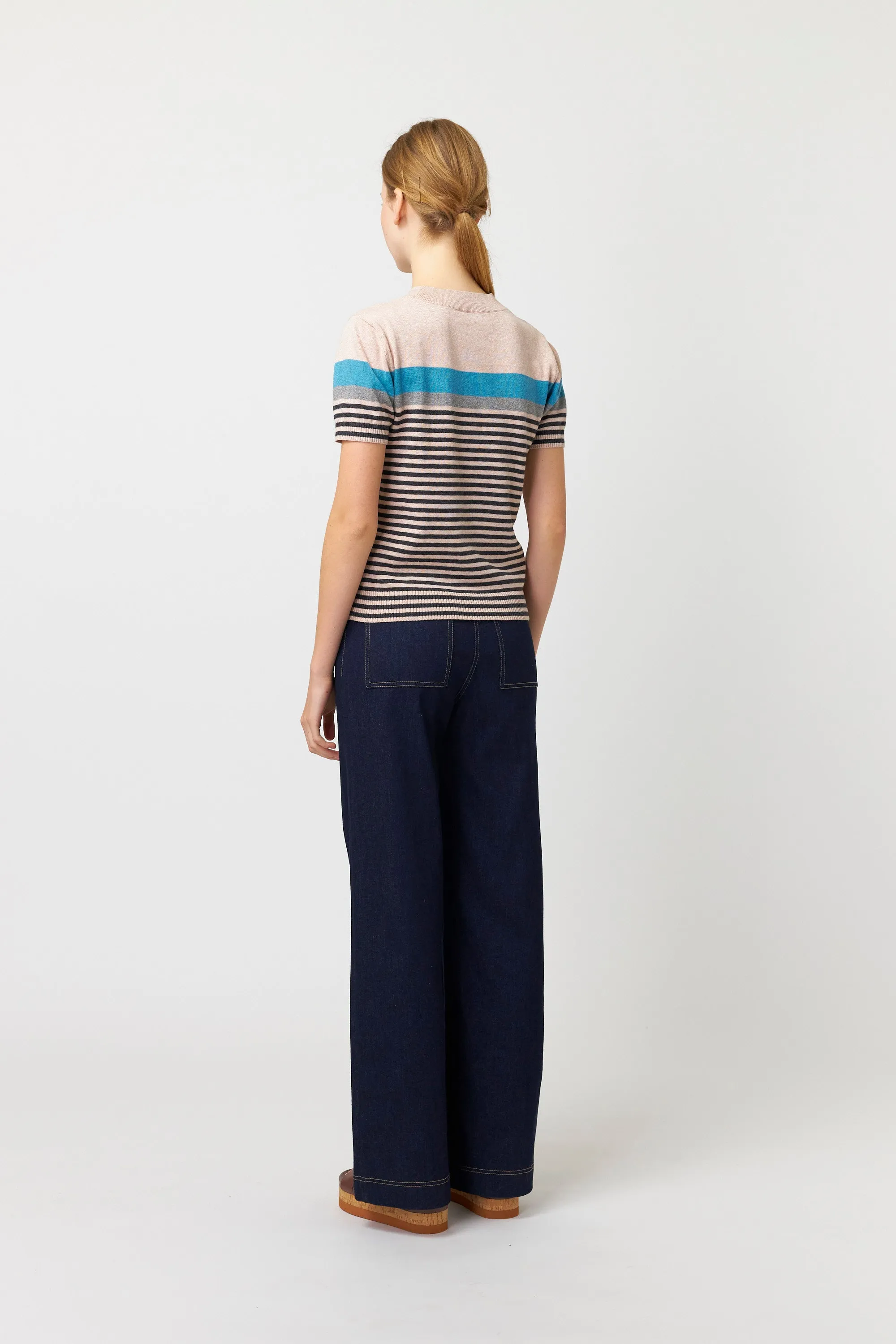 Marley stripe top sold by Kate Sylvester product image thumbnail 3
