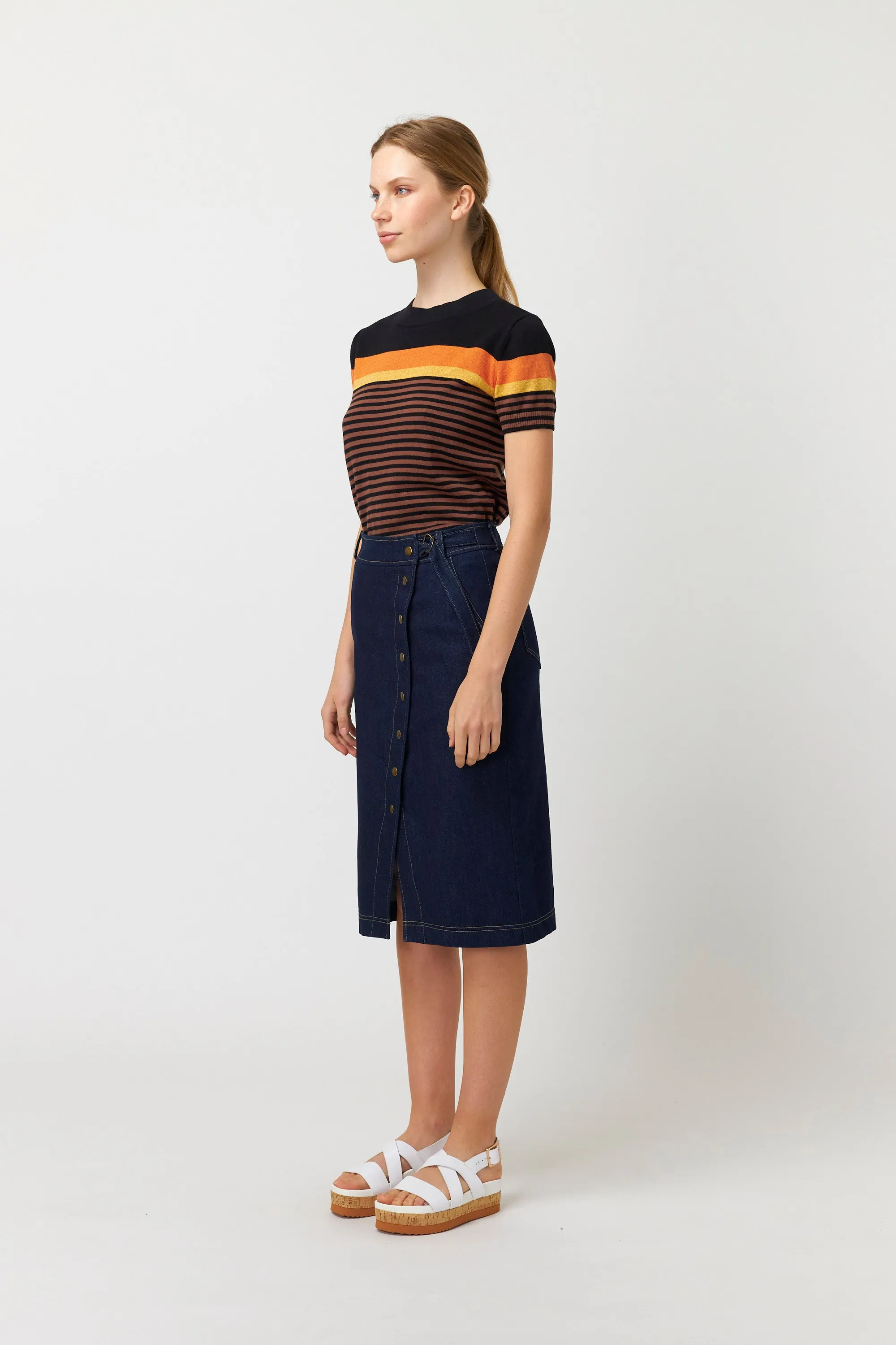 Marley stripe top sold by Kate Sylvester product image thumbnail 2