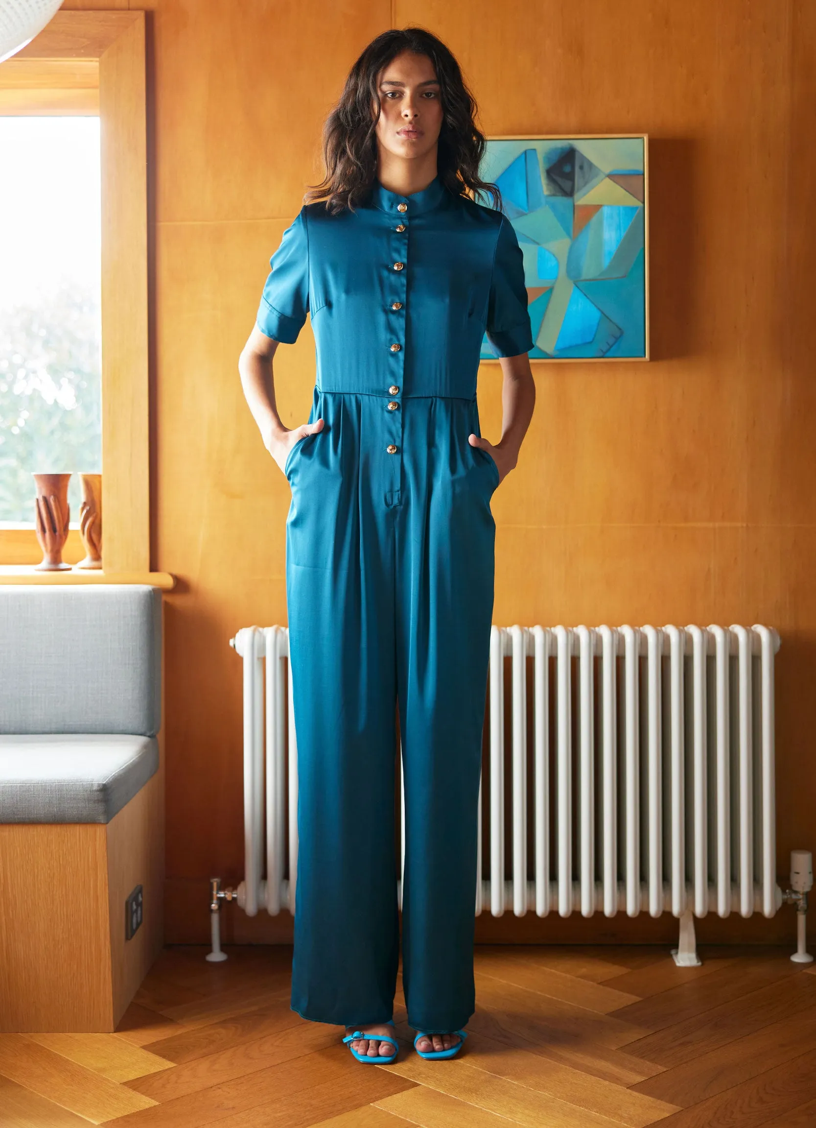 Olympia jumpsuit sold by Kate Sylvester product image thumbnail 4