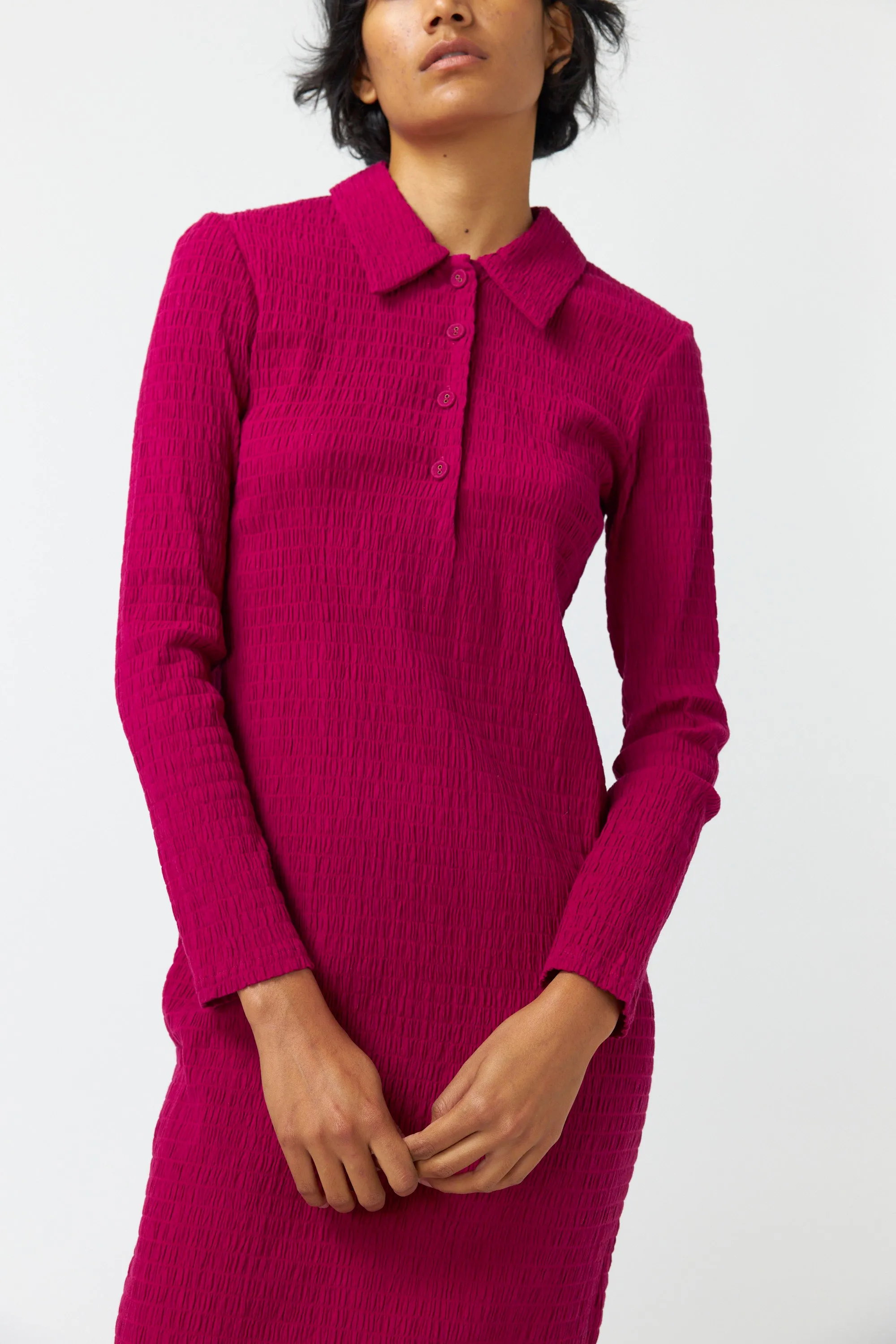 Seersucker shirt dress sold by Kate Sylvester product image thumbnail 2