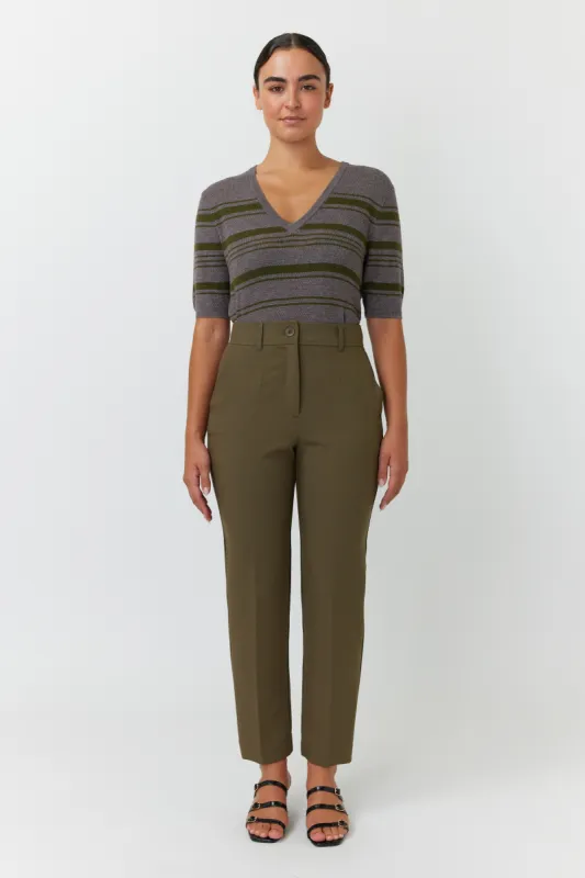 Waffle stripe top sold by Kate Sylvester