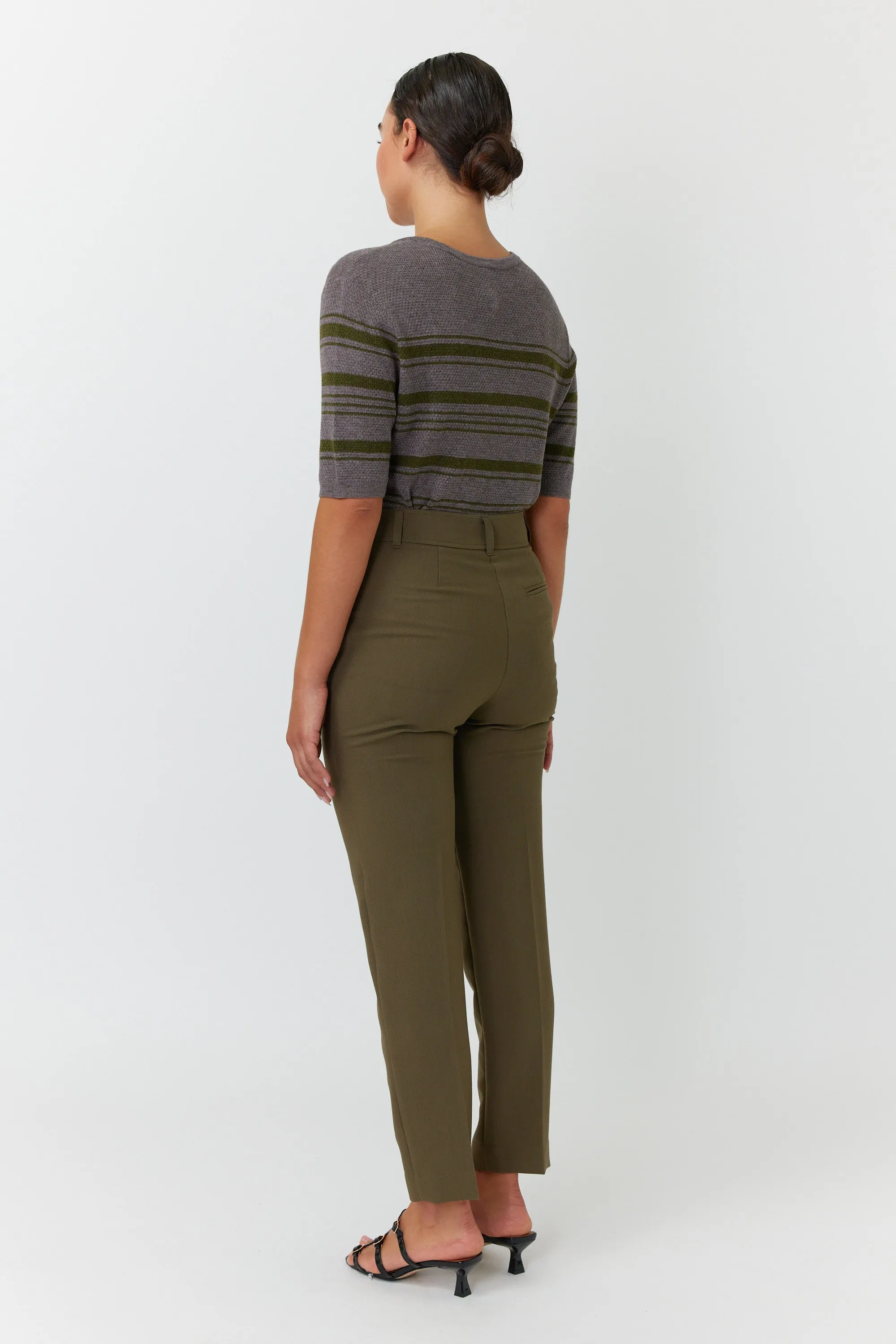 Waffle stripe top sold by Kate Sylvester product image thumbnail 4