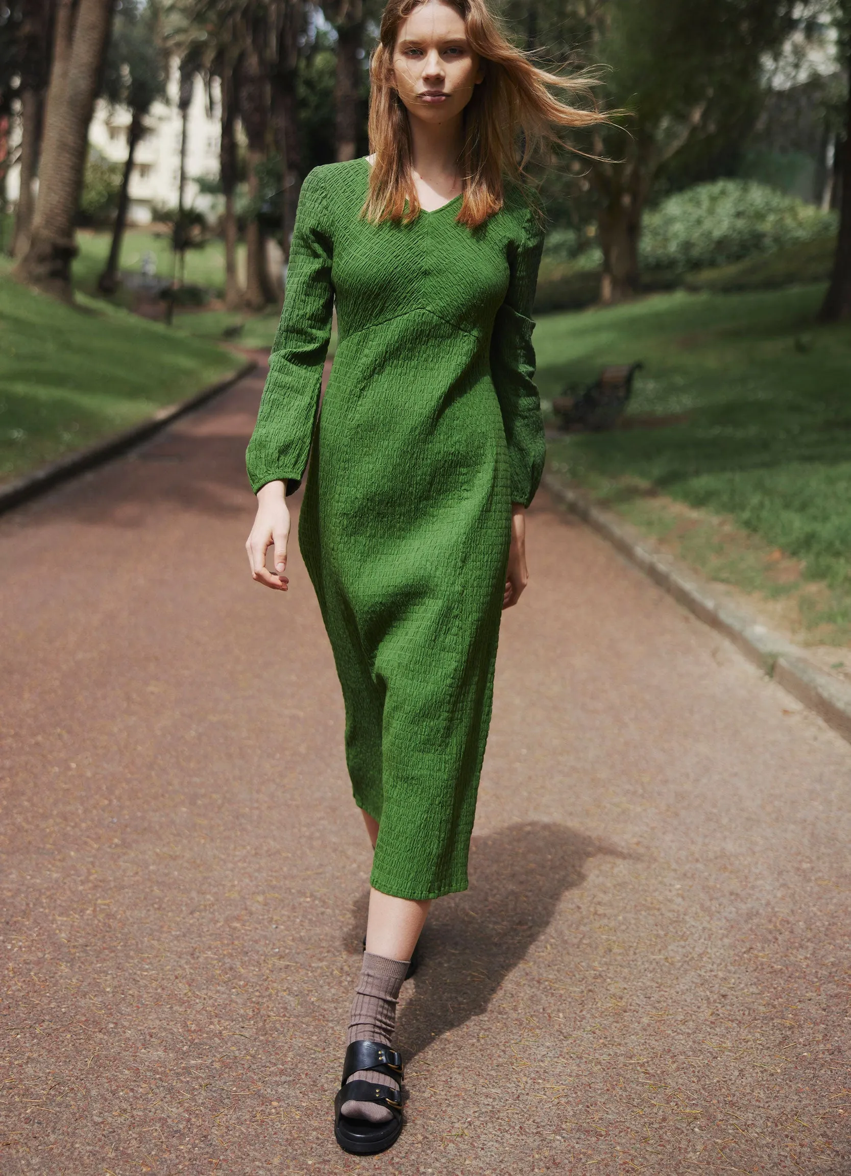 Seersucker dress sold by Kate Sylvester product image thumbnail 5