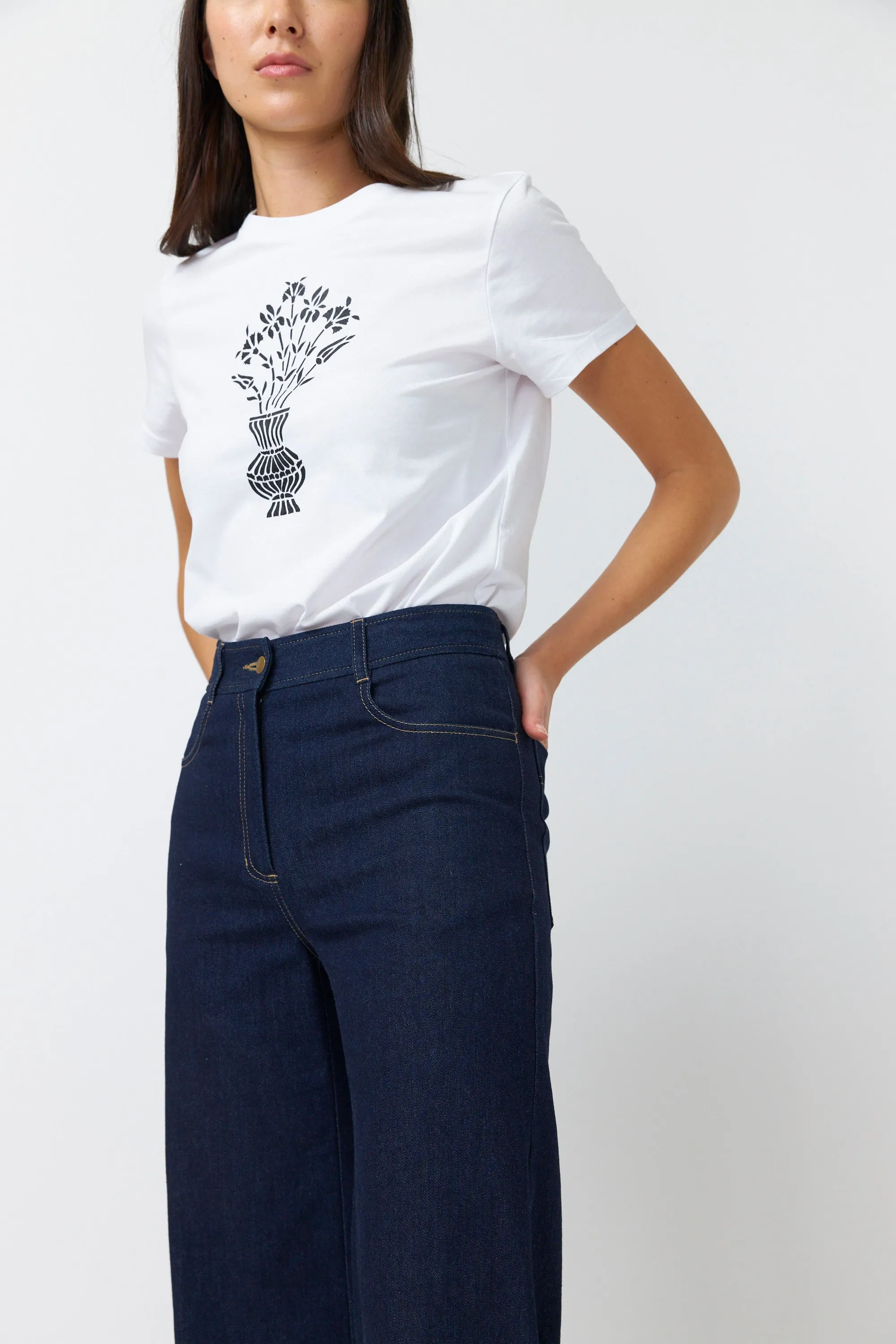 Lotus t-shirt sold by Kate Sylvester product image thumbnail 4