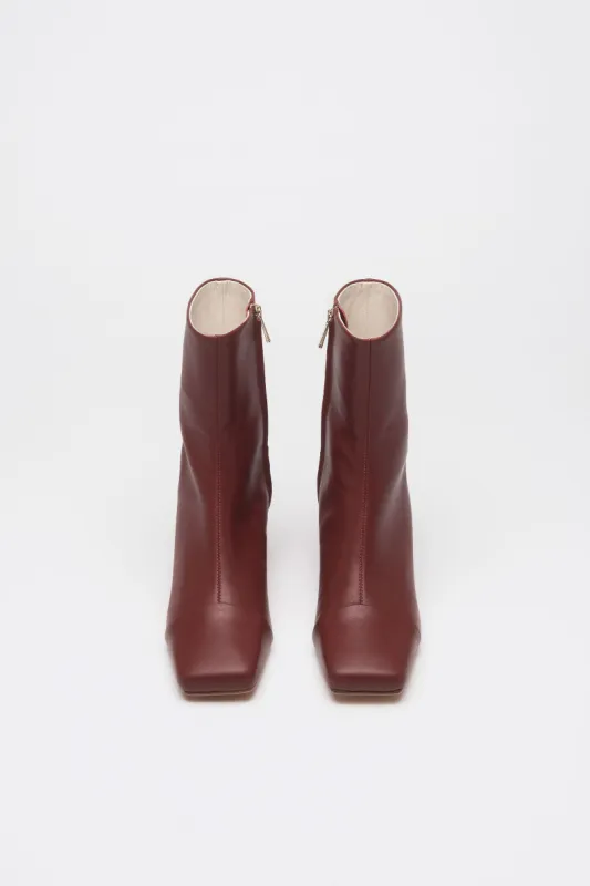 Square toe boot sold by Kate Sylvester