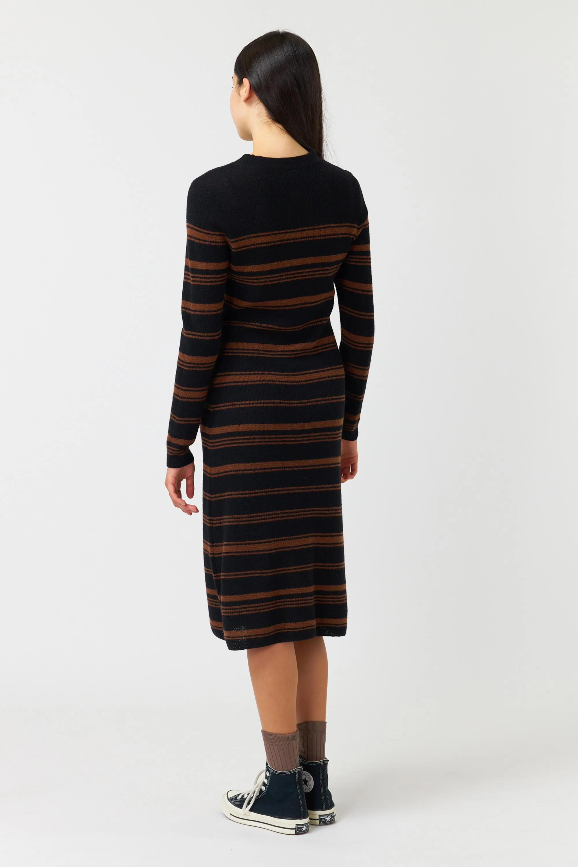 Waffle stripe dress sold by Kate Sylvester product image thumbnail 4
