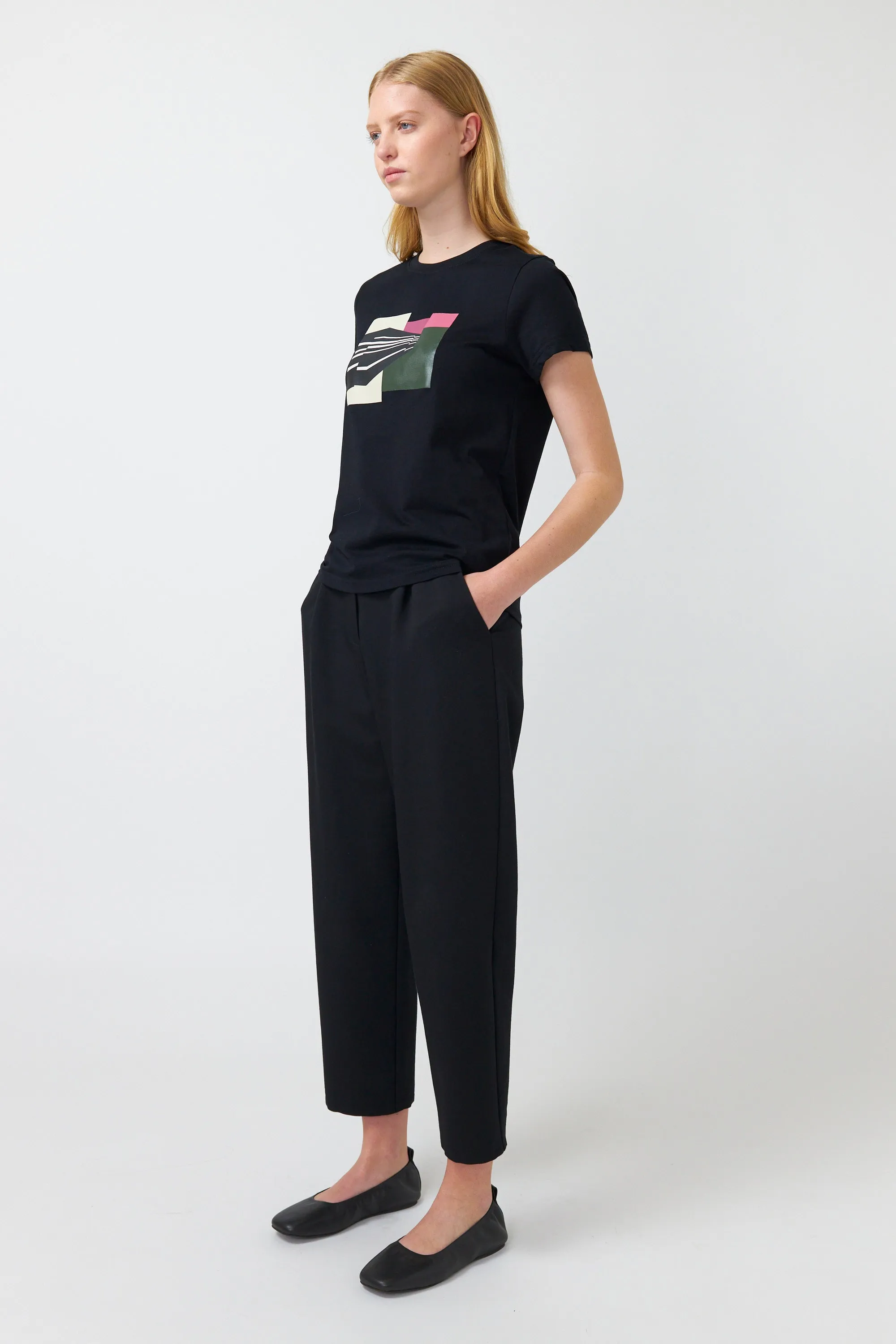 Desert stripe t-shirt sold by Kate Sylvester product image thumbnail 2