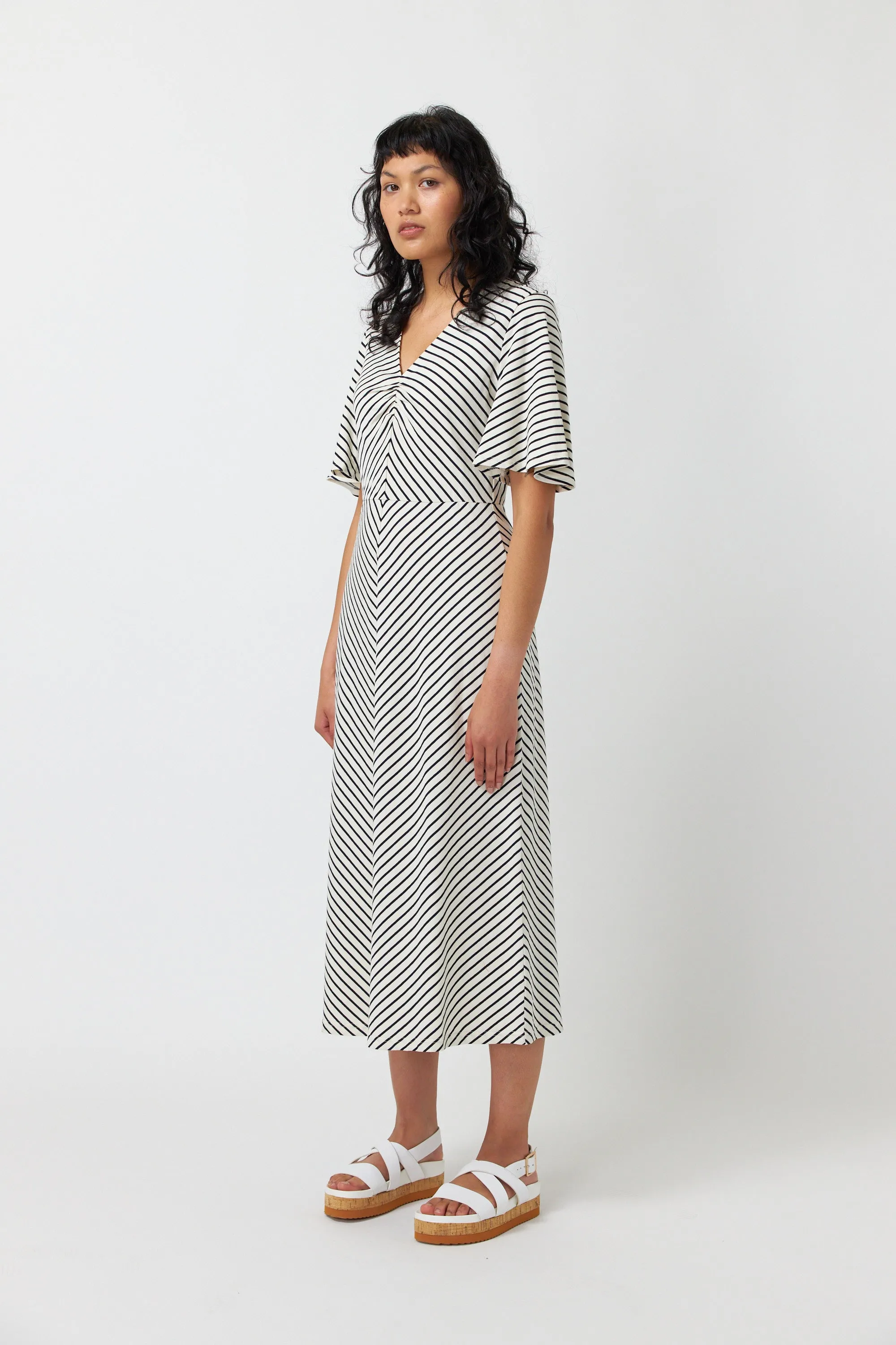 Stripey dress sold by Kate Sylvester product image thumbnail 2