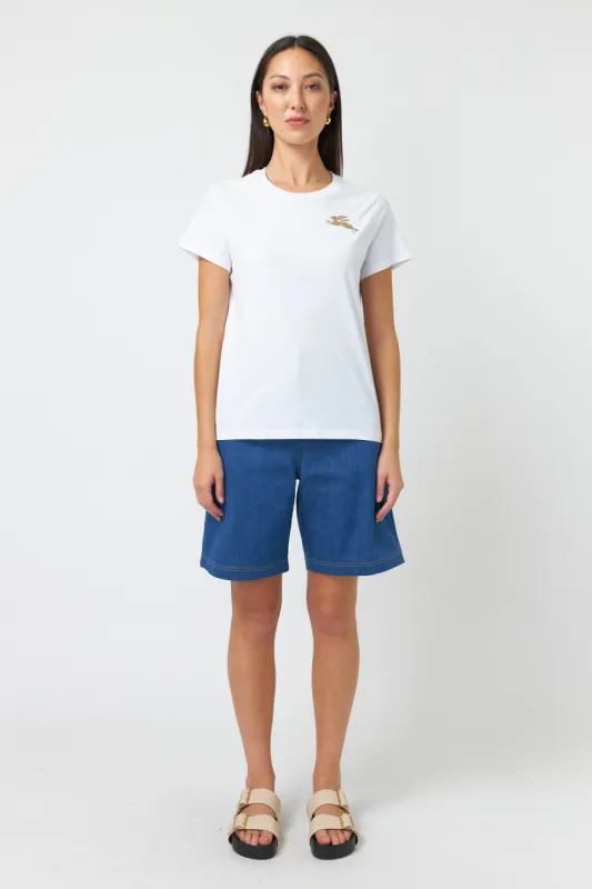 Bunny embroidered t-shirt sold by Kate Sylvester