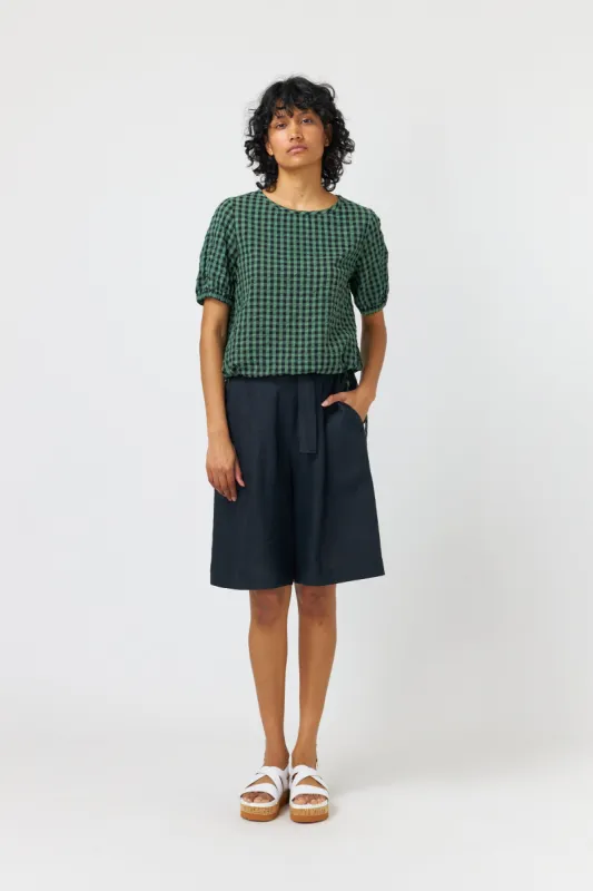 Summer check top sold by Kate Sylvester