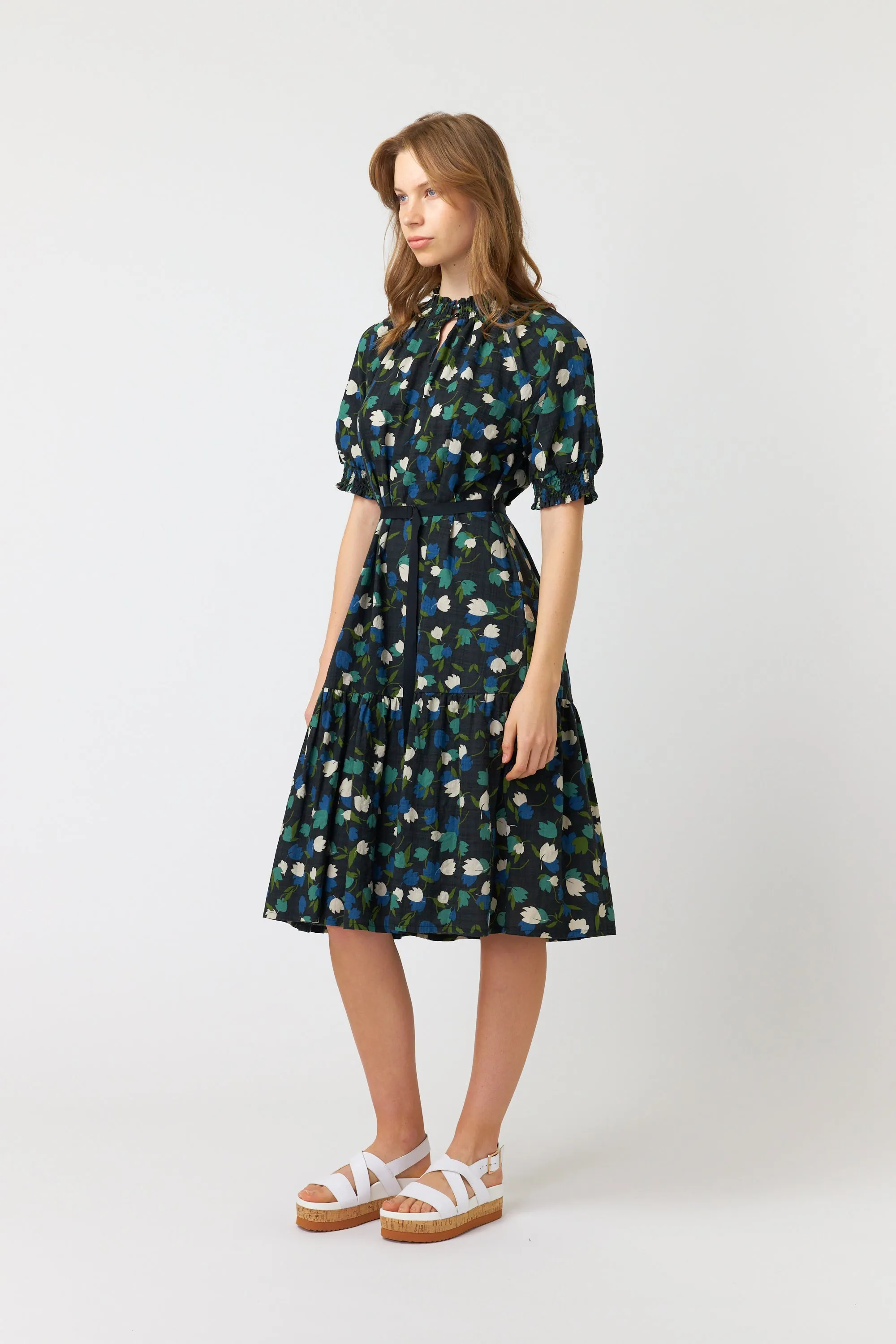 Tulips smock dress sold by Kate Sylvester product image thumbnail 2