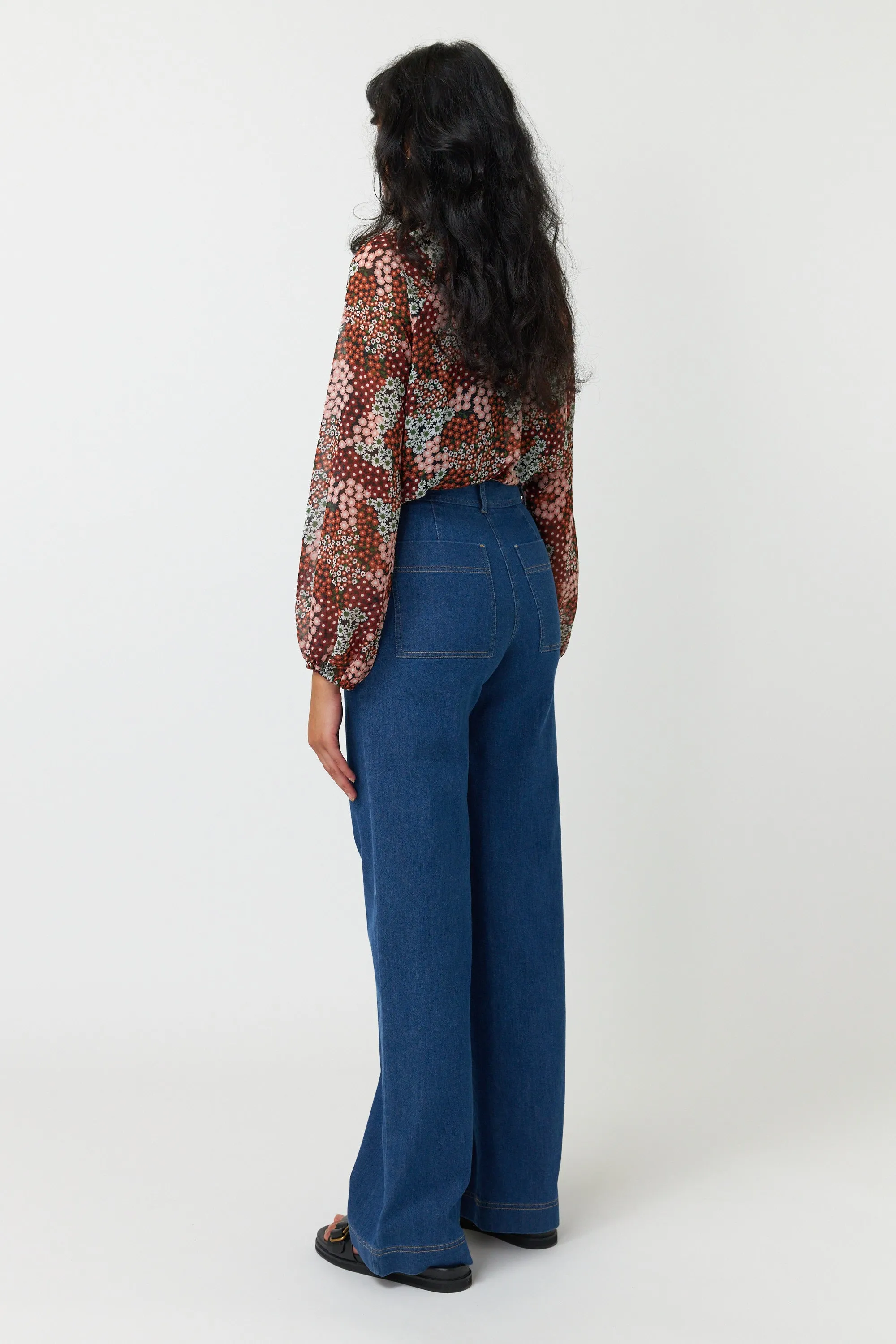 Patchwork floral top sold by Kate Sylvester product image thumbnail 4