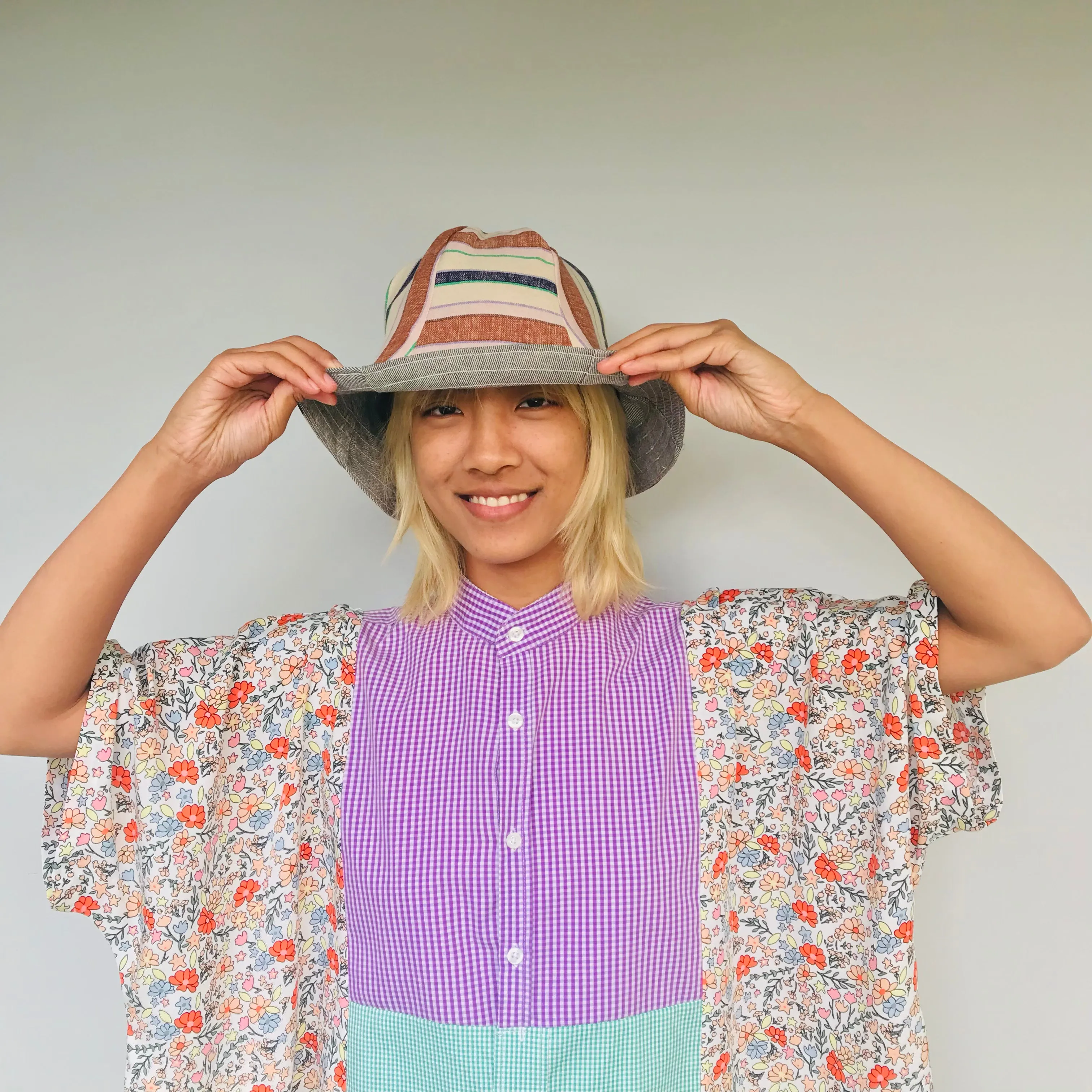 SUNHAT - DENIM & STRIPE sold by Sly Studio product image thumbnail 3