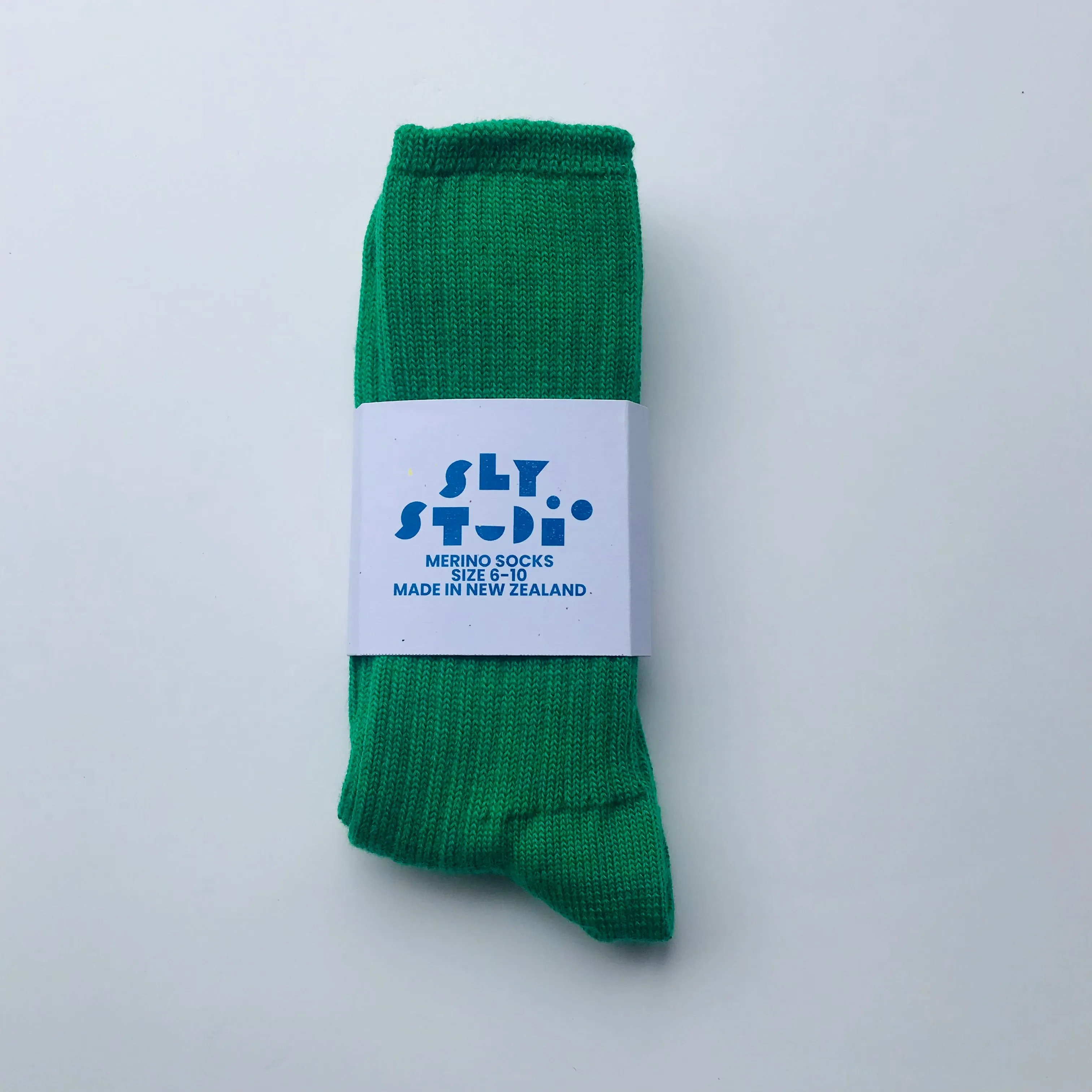 Merino Socks Ribbed Green sold by Sly Studio product image thumbnail 3