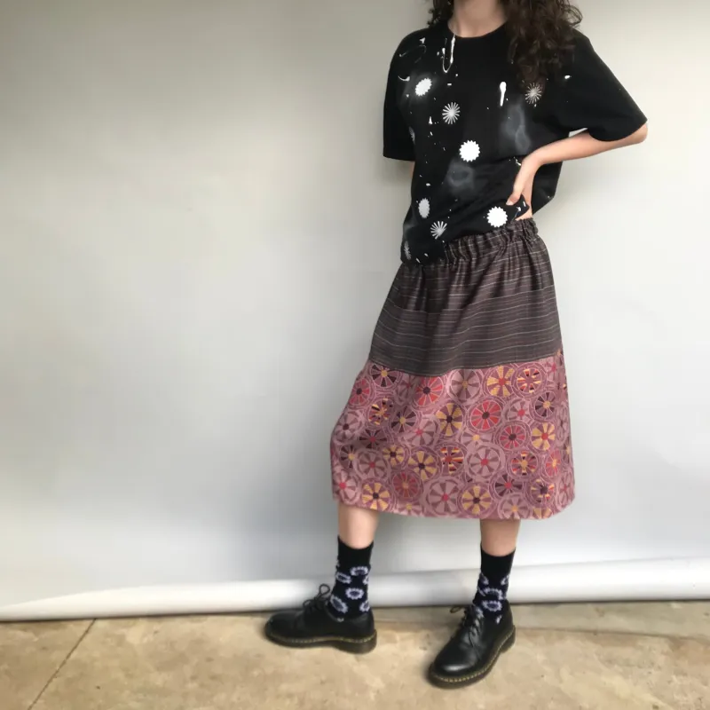 Vintage Silk Skirt Matisse sold by Sly Studio