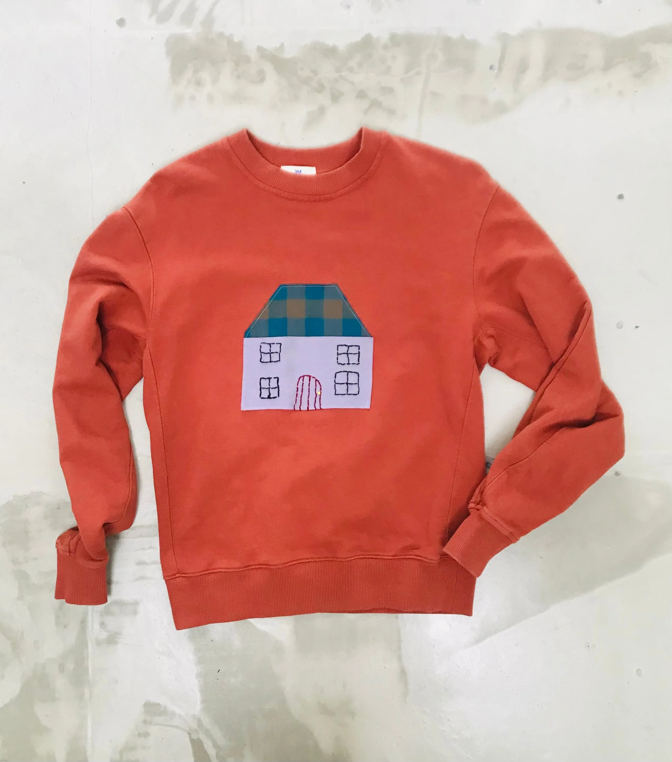 Upcycled Sweatshirt Homebody Bronze sold by Sly Studio