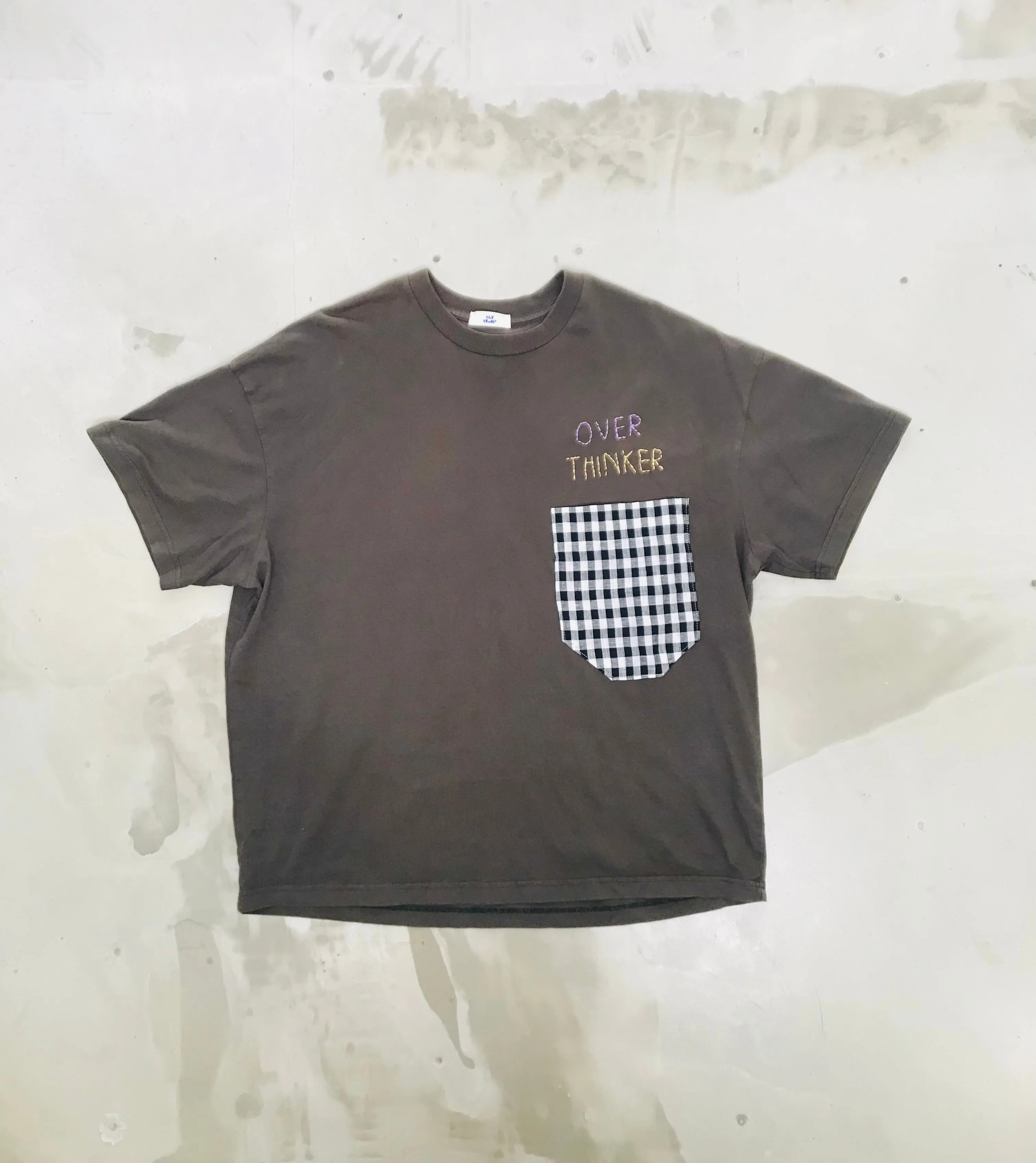 Over Thinker Hand Stitched T-shirt sold by Sly Studio product image thumbnail 2