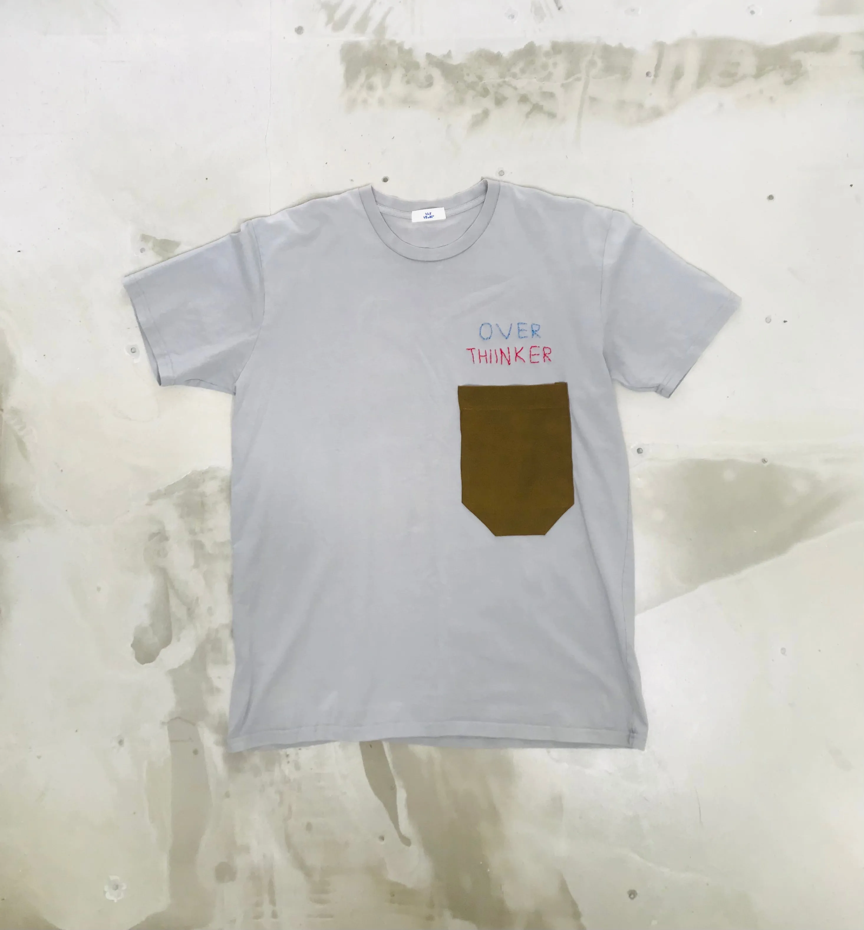 Over Thinker Hand Stitched T-shirt sold by Sly Studio