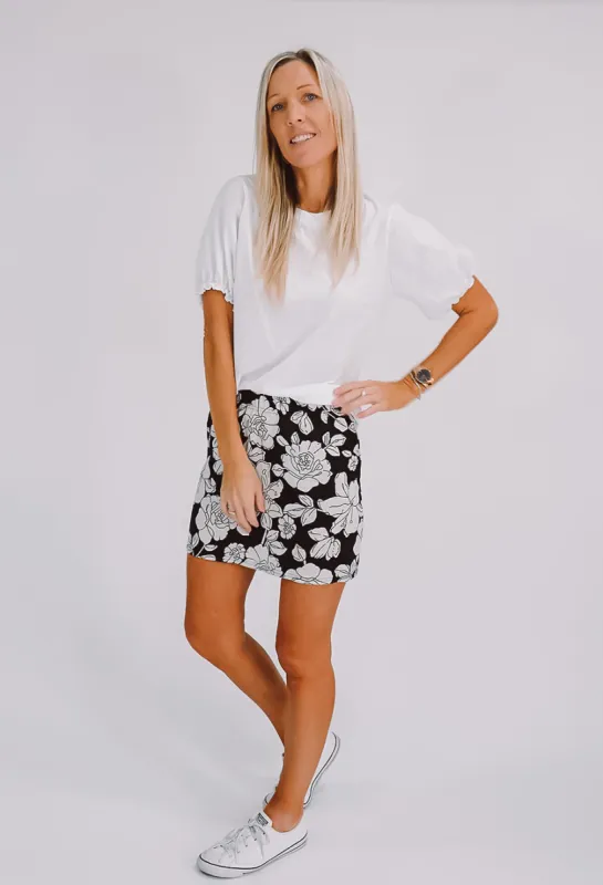 Linen Tee - White sold by Love Knot War