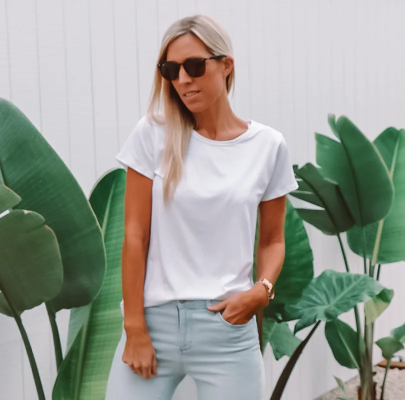 Original Basic White Tee sold by Love Knot War