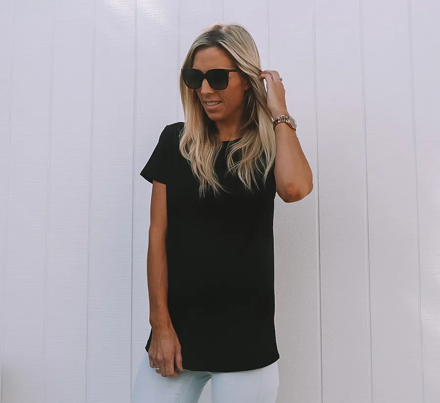 Original Basic Black Tee sold by Love Knot War product image thumbnail 3