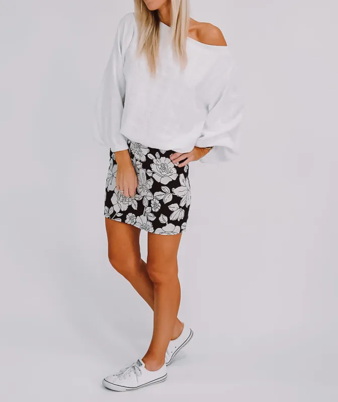 Olivia Floral Skirt sold by Love Knot War
