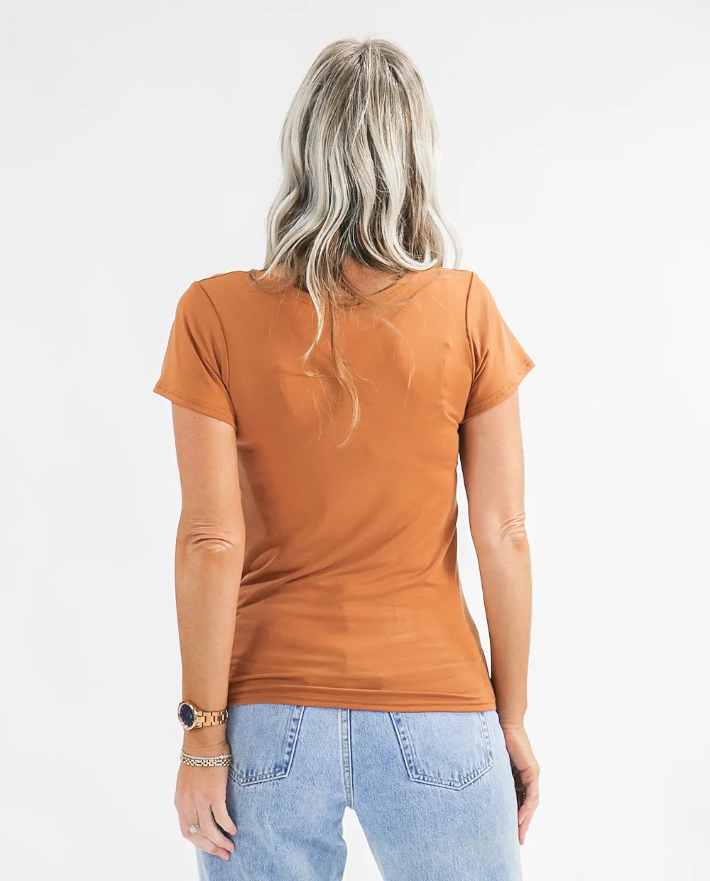 Basic Scoop Tee - Ginger Nut sold by Love Knot War product image thumbnail 2