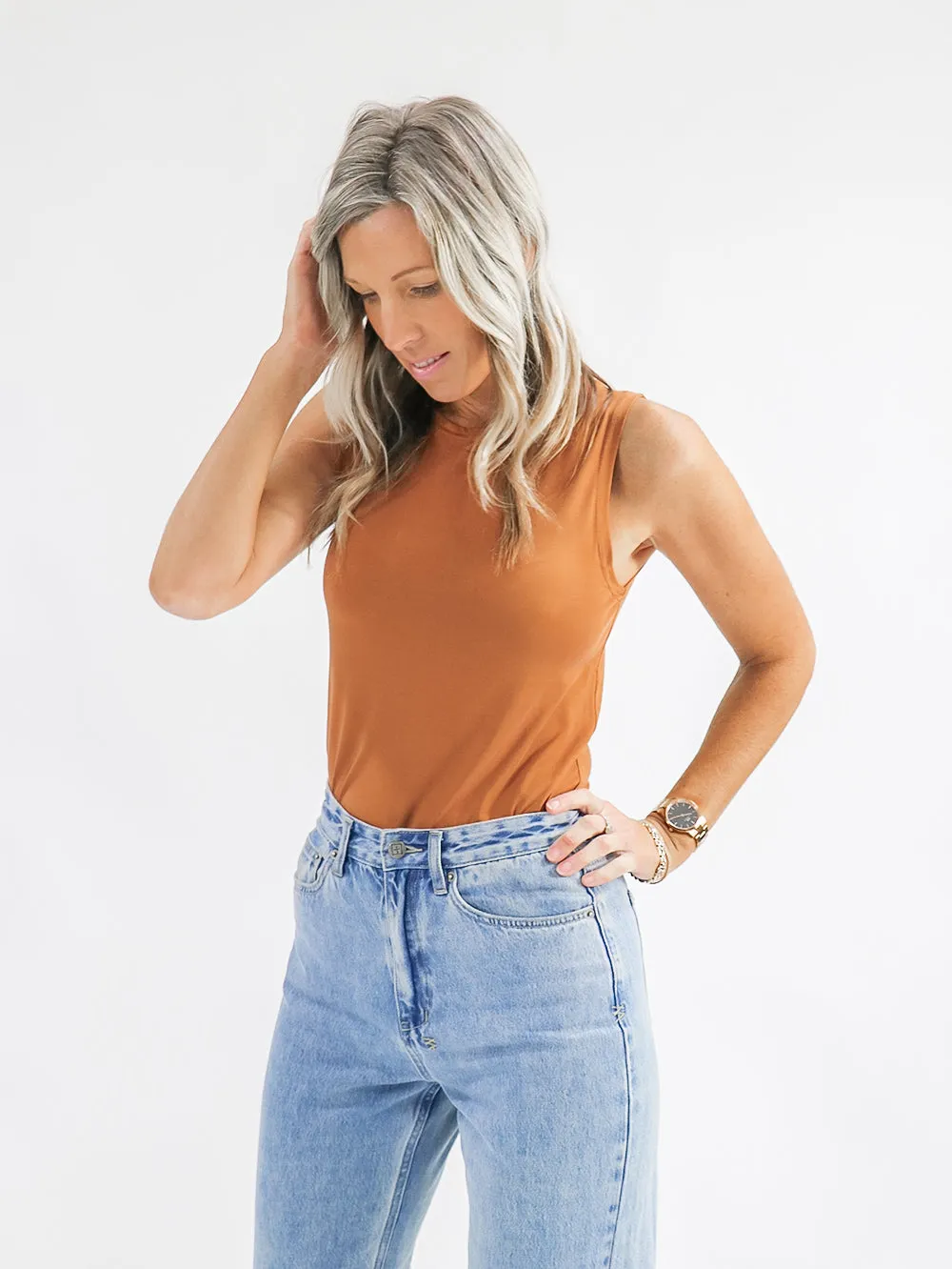 Basic Tank - Ginger Nut sold by Love Knot War product image thumbnail 3