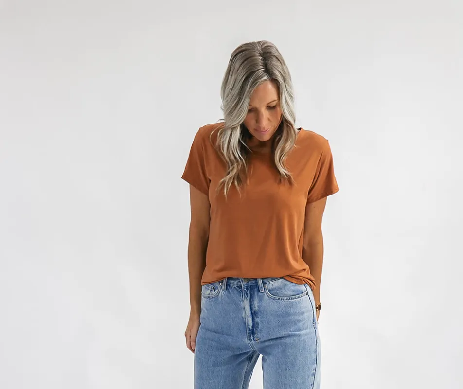 Basic Tee - Ginger nut sold by Love Knot War