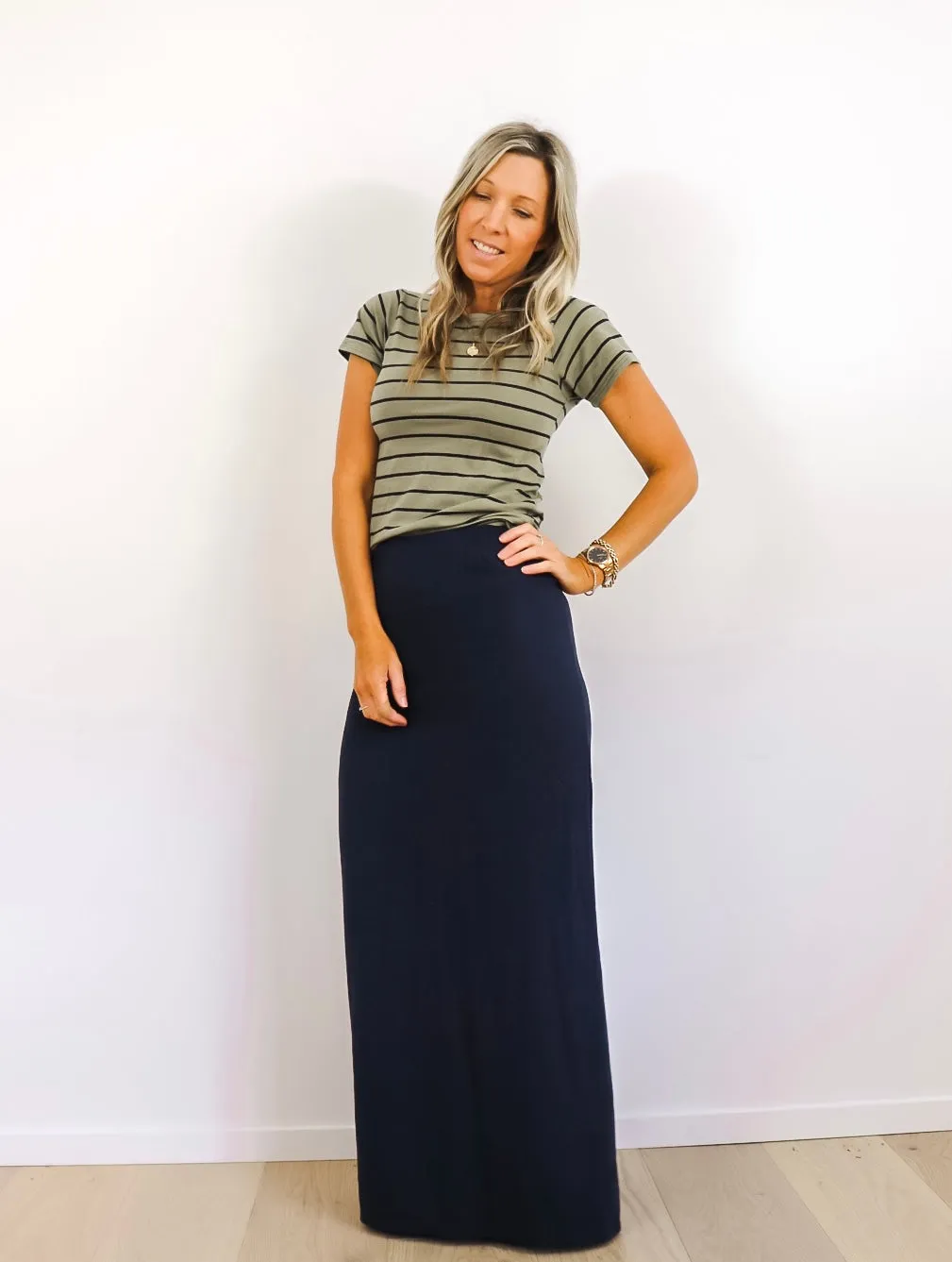 Bay Stripe Tee sold by Love Knot War product image thumbnail 3