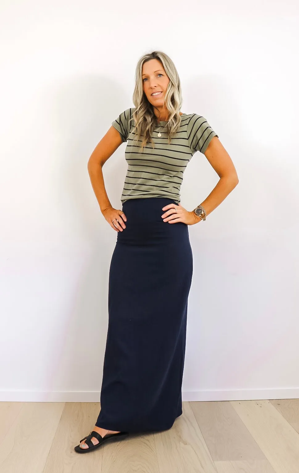 Bay Stripe Tee sold by Love Knot War product image thumbnail 5