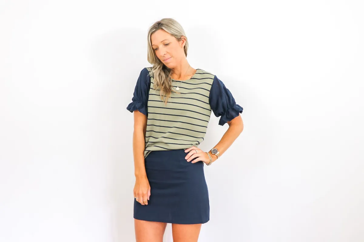 Cove Stripe Top sold by Love Knot War