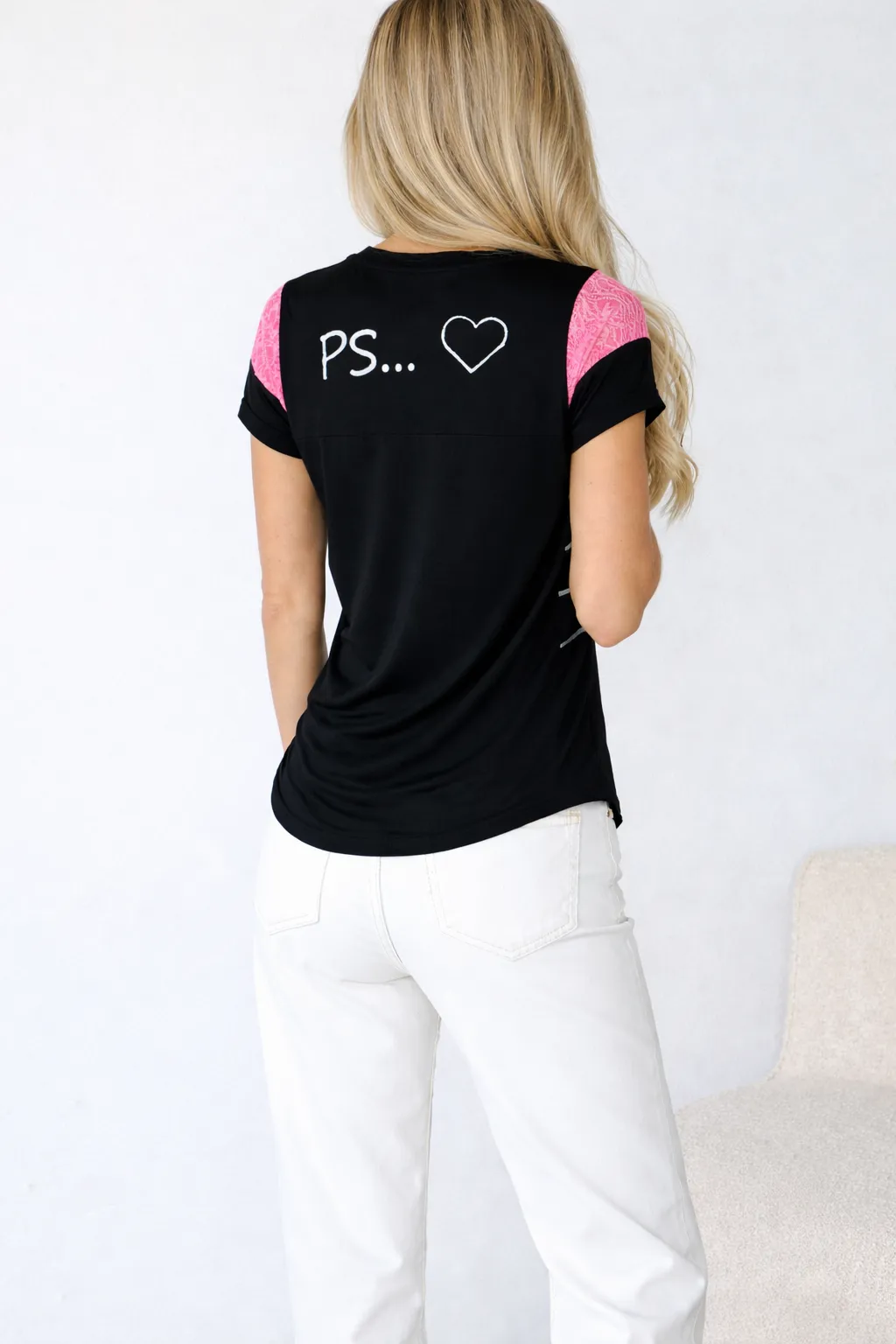 PS Heart Stripe Top sold by Love Knot War product image thumbnail 2