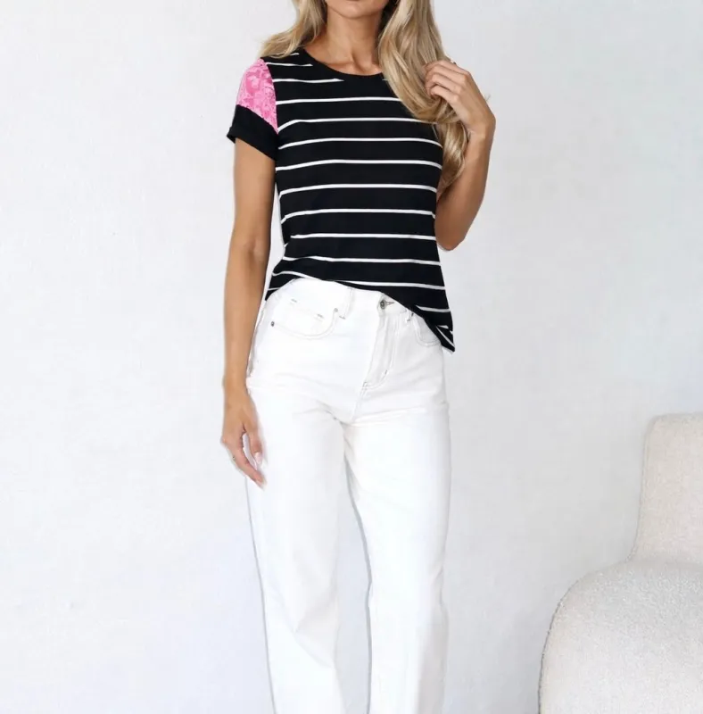 PS Heart Stripe Top made by Love Knot War