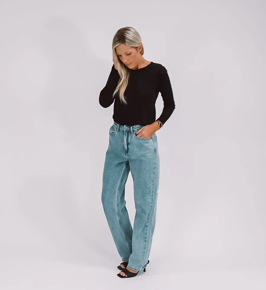 Black Merino Basic Top sold by Love Knot War product image thumbnail 5