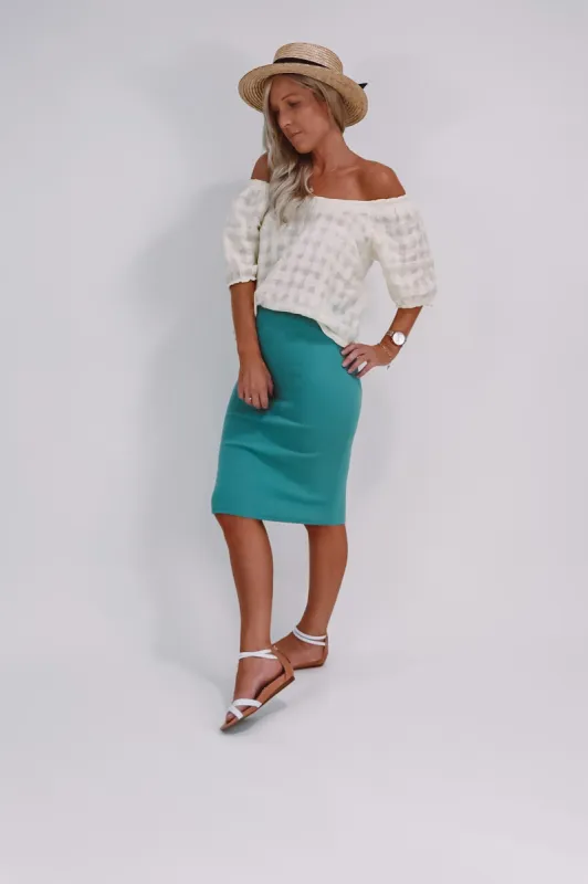 Lemon Linen Top sold by Love Knot War