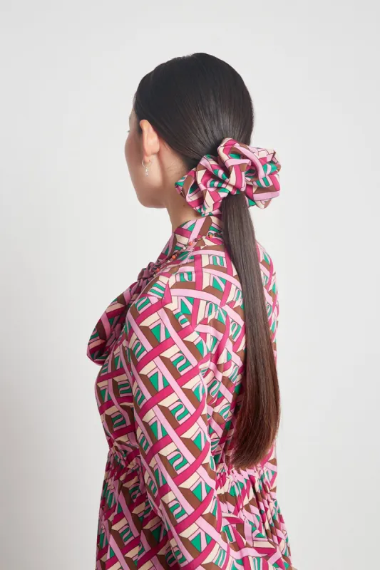 Occasionally Cosmic scrunchie - Geo sold by Twenty-Seven Names