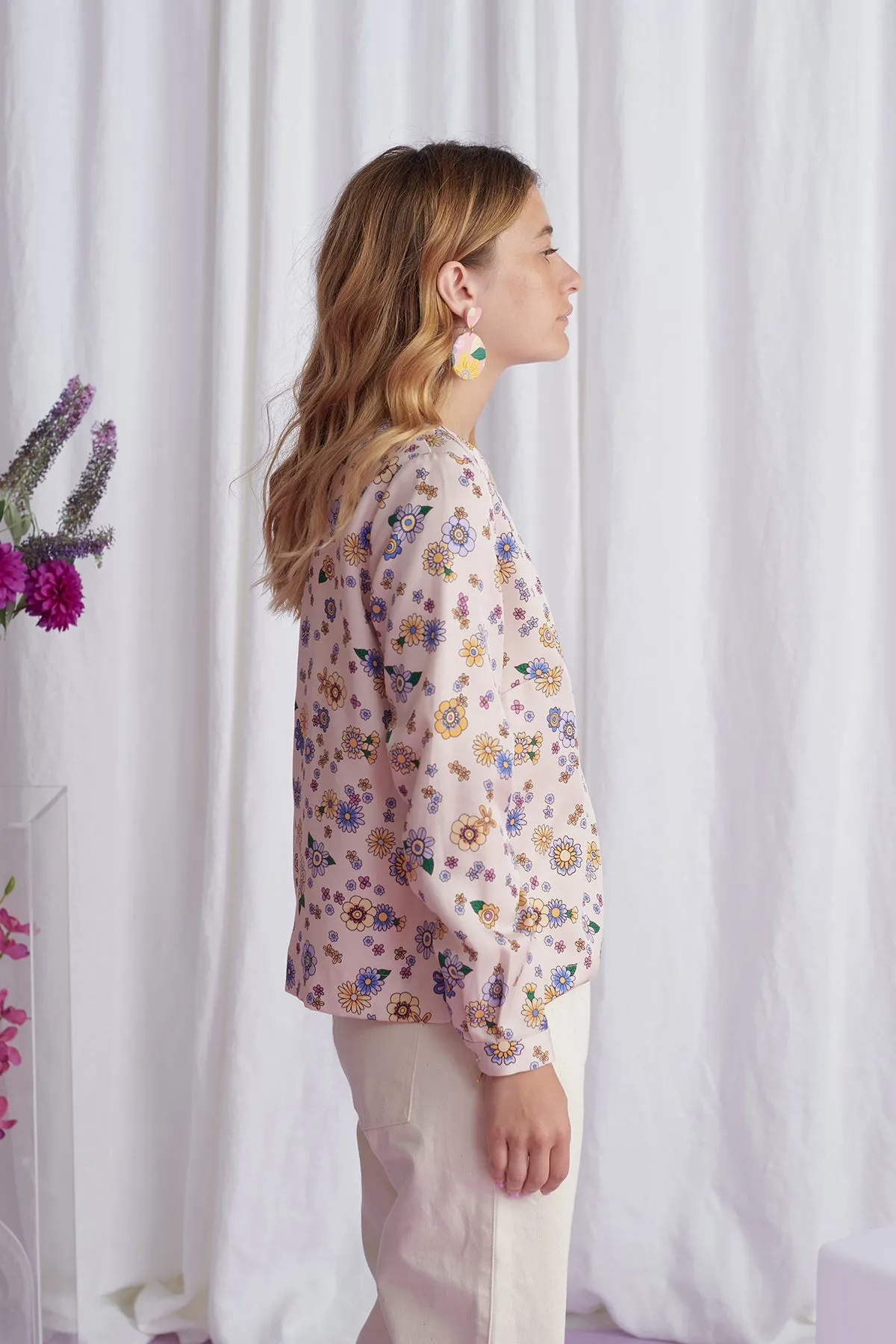 Sweet peach blouse sold by Twenty-Seven Names product image thumbnail 2