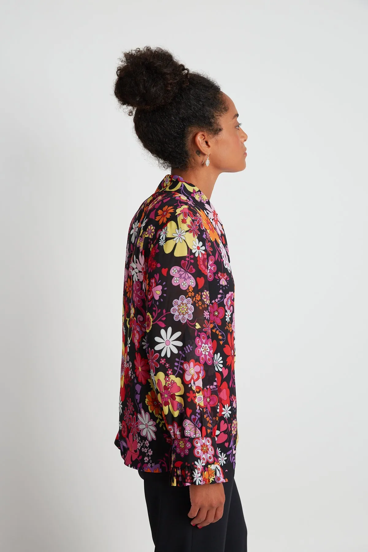 Kiss from a Rose shirt - Black sold by Twenty-Seven Names product image thumbnail 3