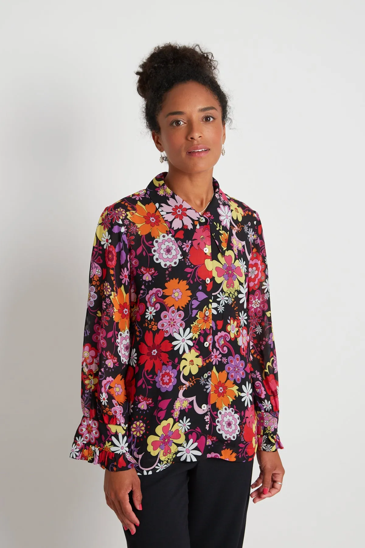 Kiss from a Rose shirt - Black sold by Twenty-Seven Names