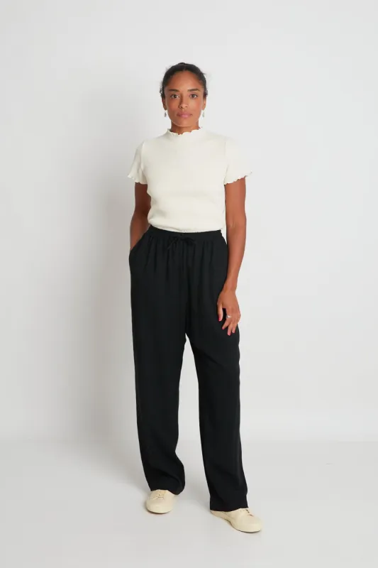 Octavia wide-legged pants - Black sold by Twenty-Seven Names